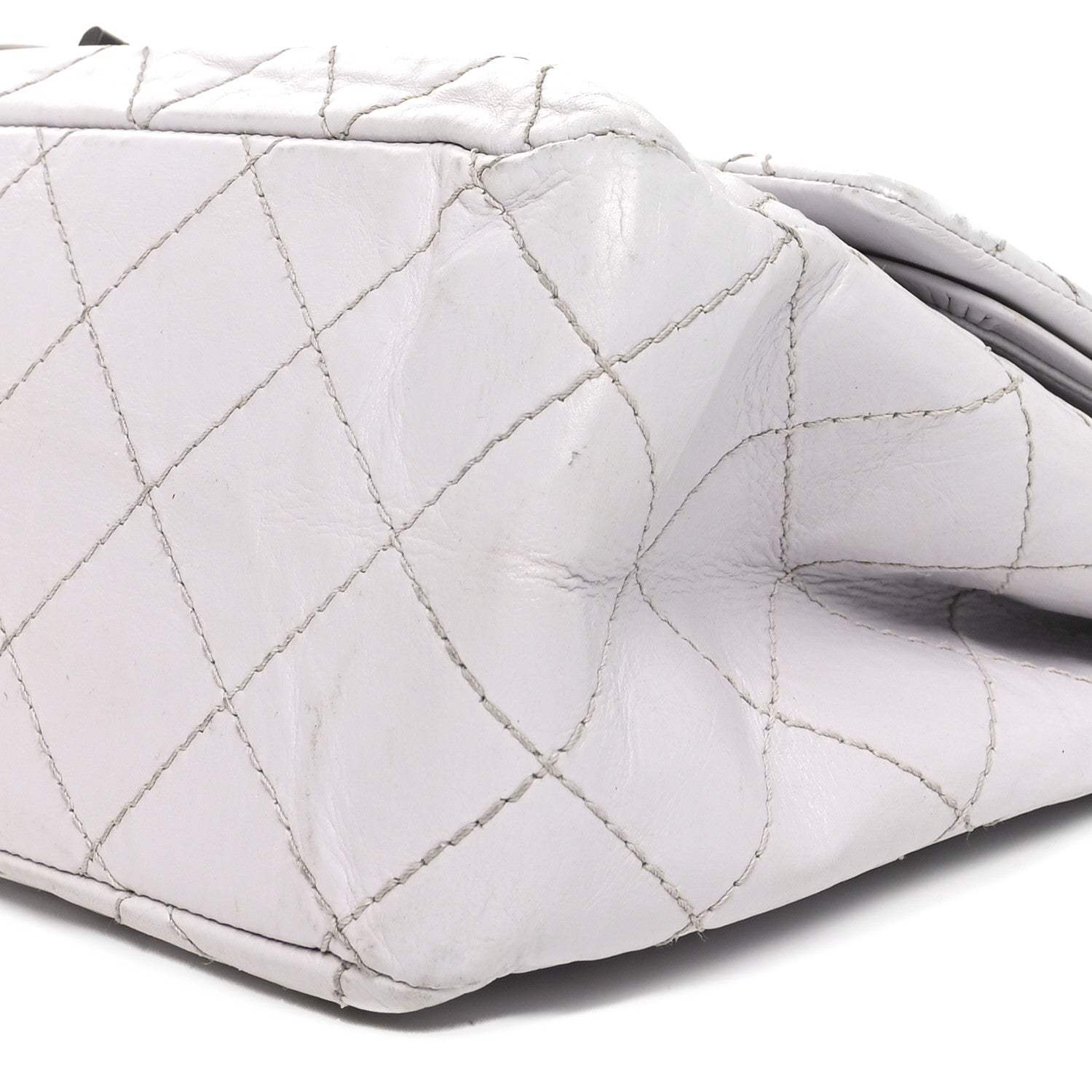 Chanel Aged Calfskin 2.55 Reissue 226 Flap White 10 of 11