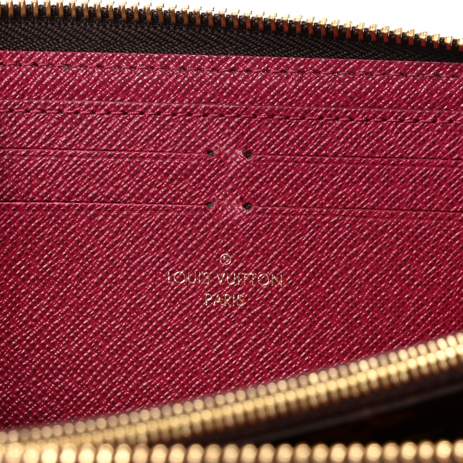 Louis Vuitton Monogram Clemence Wallet Fuchsia 6 of 7