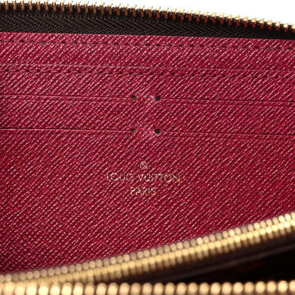 Louis Vuitton Monogram Clemence Wallet Fuchsia 6 of 7