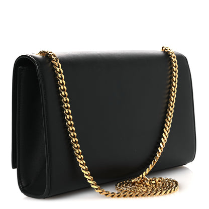 Saint Laurent Smooth Calfskin Medium Classic Monogram Kate Tassel Satchel Black 2 of 12