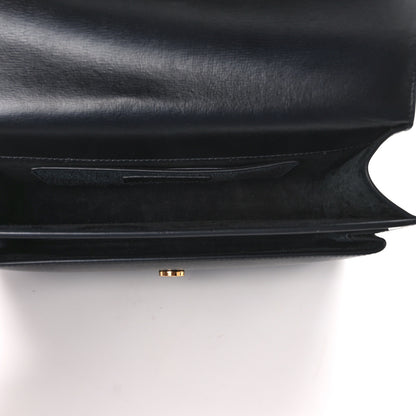 Saint Laurent Smooth Calfskin Medium Monogram Sunset Satchel Black 5 of 12