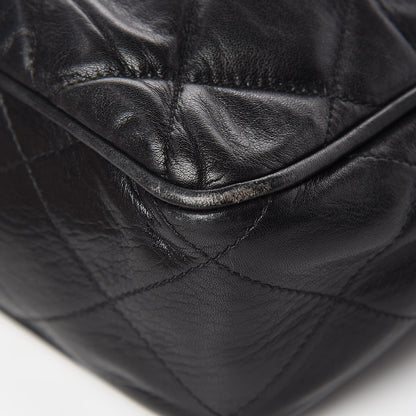 Chanel Lambskin Quilted Shoulder Bag Black 12 of 16