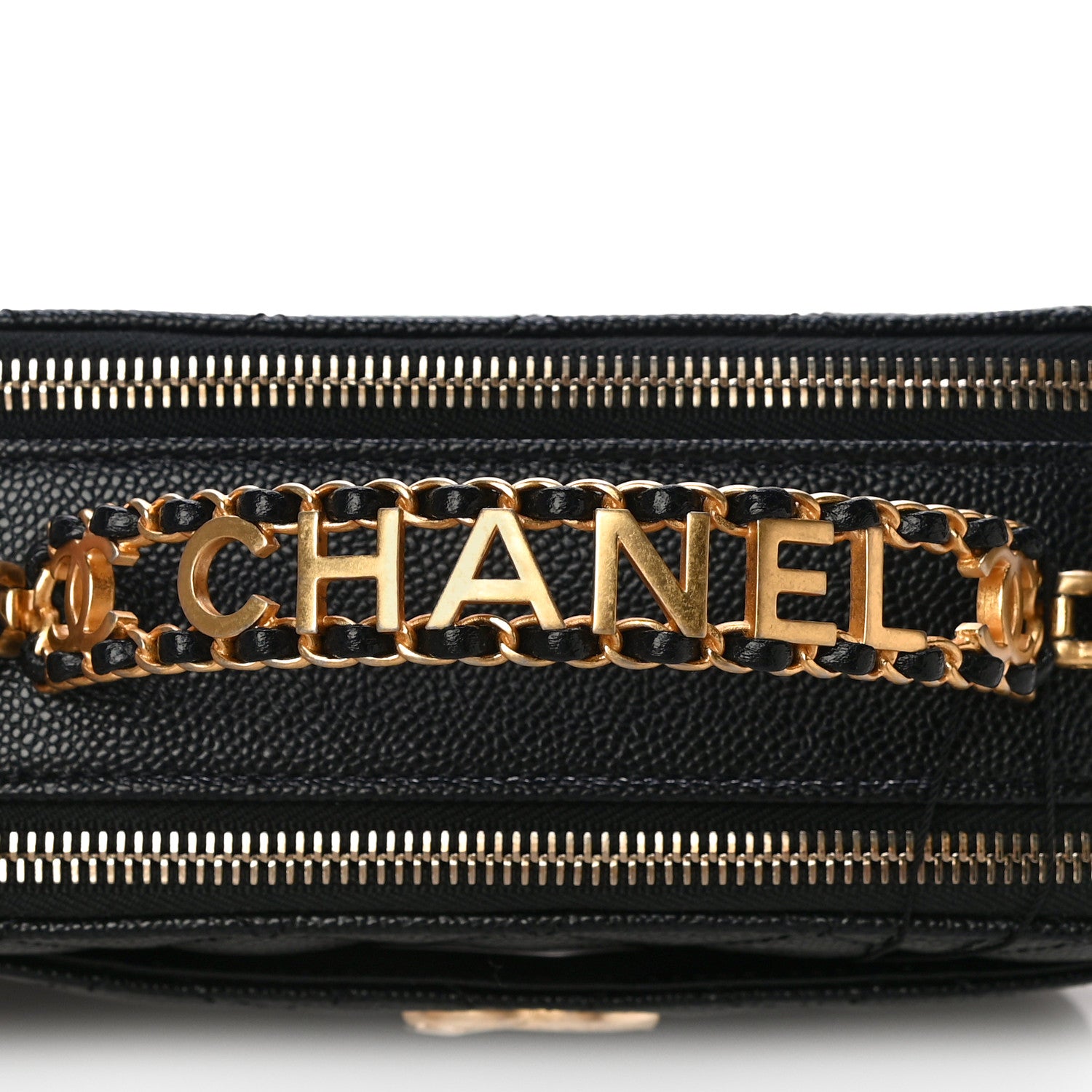 Chanel Caviar Quilted Small Pick Me Up Vanity Case Black 11 of 11