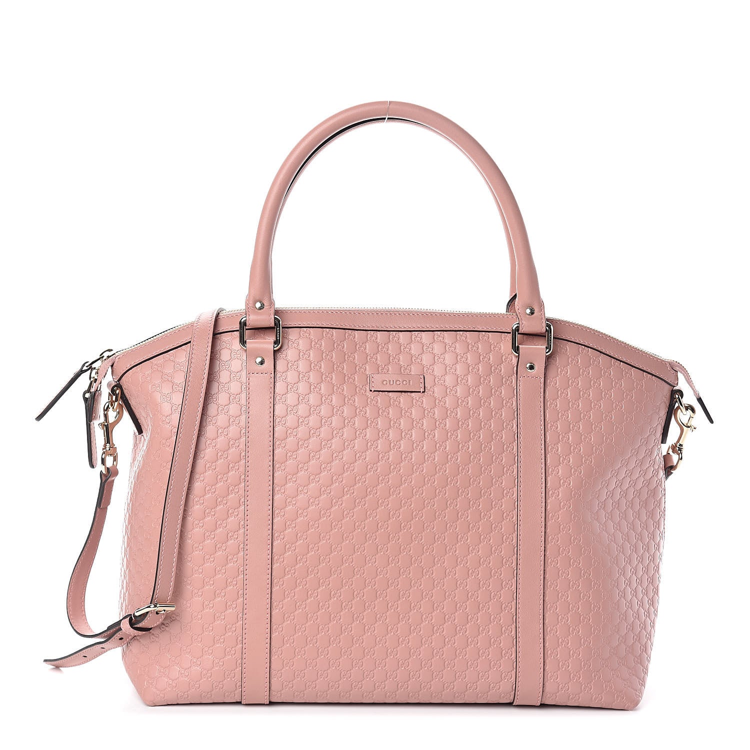 Gucci Soft Microguccissima Large Dome Satchel Soft Pink 1 of 9