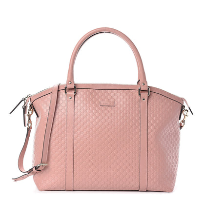 Gucci Soft Microguccissima Large Dome Satchel Soft Pink 1 of 9