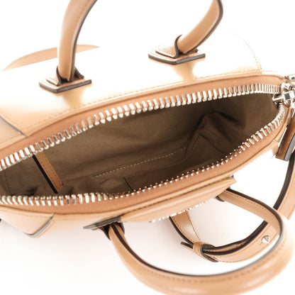 Givenchy Shiny Lord Calfskin Mini Antigona Dark Beige 5 of 7