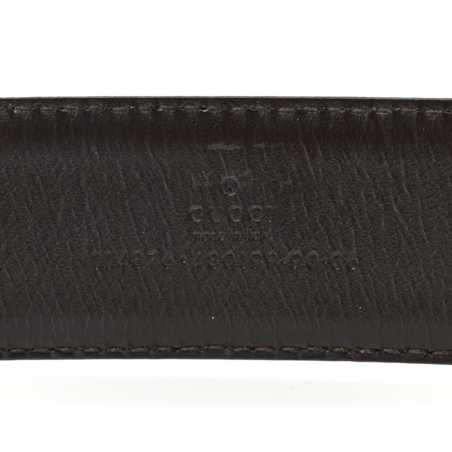 Gucci Monogram Interlocking G 40mm Belt 90 36 Dark Brown 3 of 5