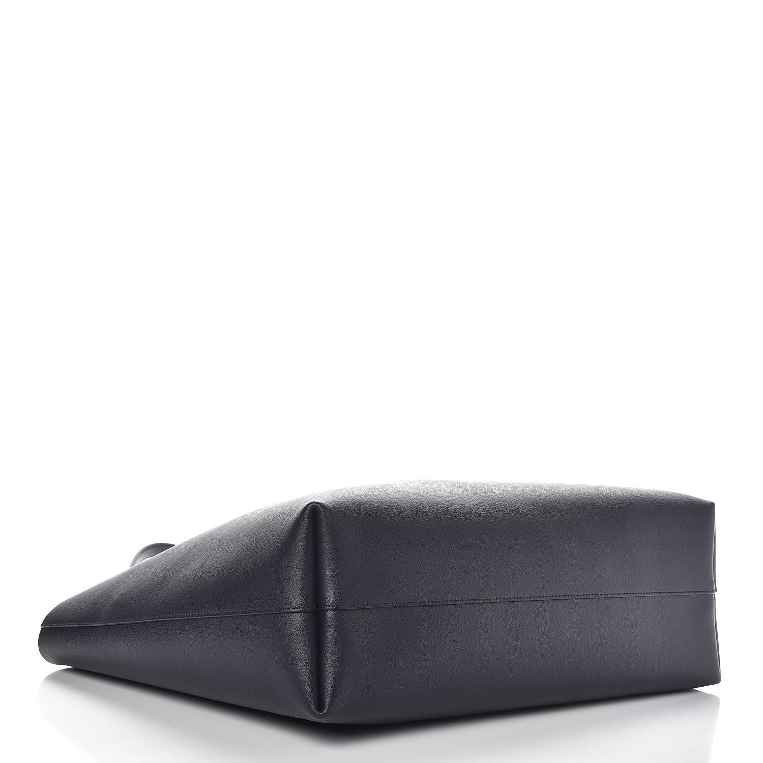 Saint Laurent Calfskin Large Shopping Tote Deep Marine 5 of 8