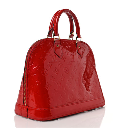 Louis Vuitton Vernis Alma PM Cherry 3 of 8