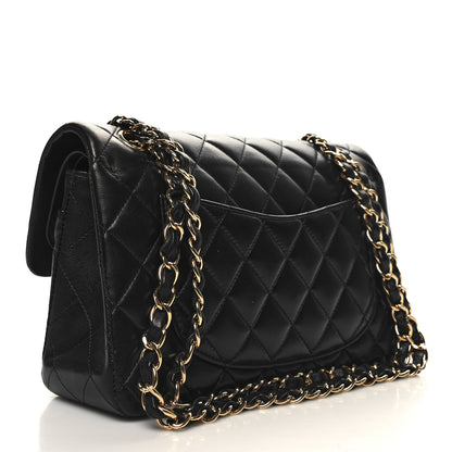 Chanel Lambskin Quilted Small Double Flap Black 3 of 11