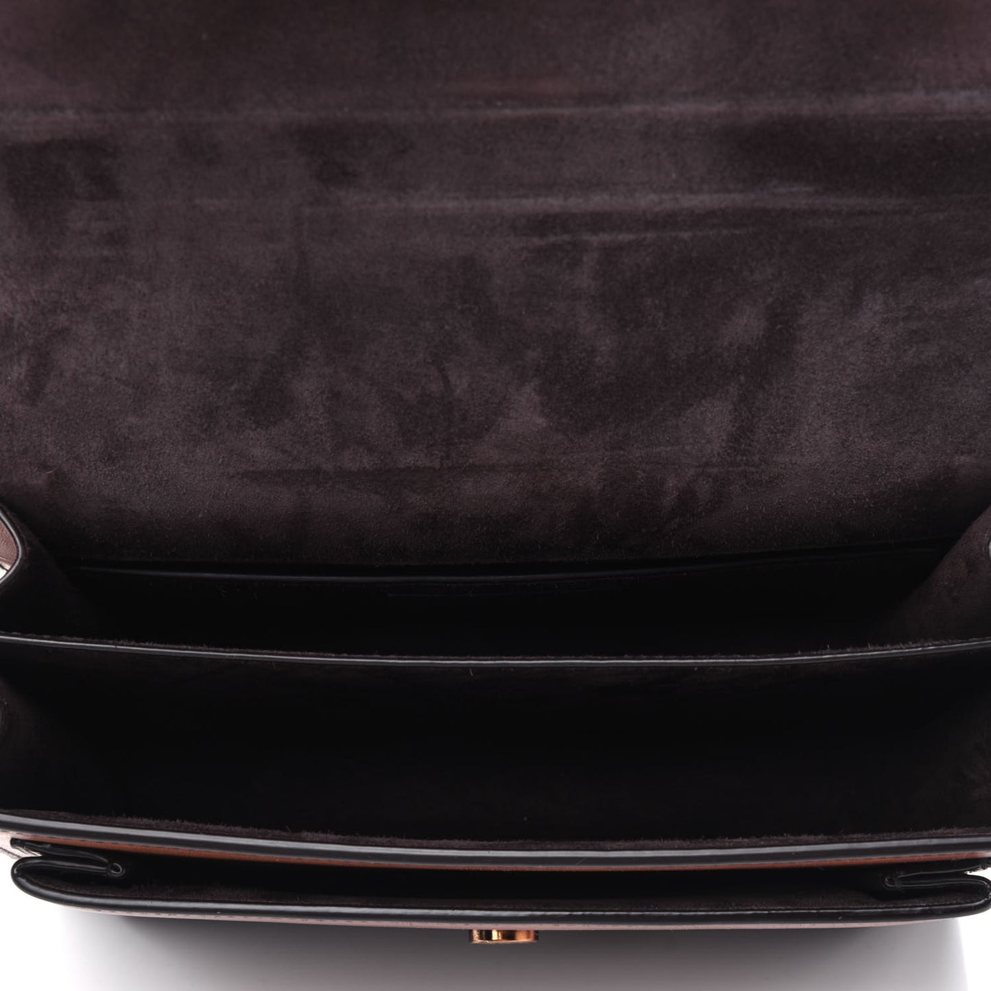 Calfskin Medium Monogram Sunset Shoulder Bag With Braided Strap Natural Brown