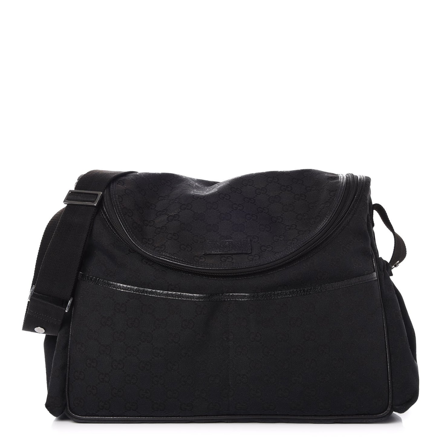 Monogram Large Diaper Bag Black