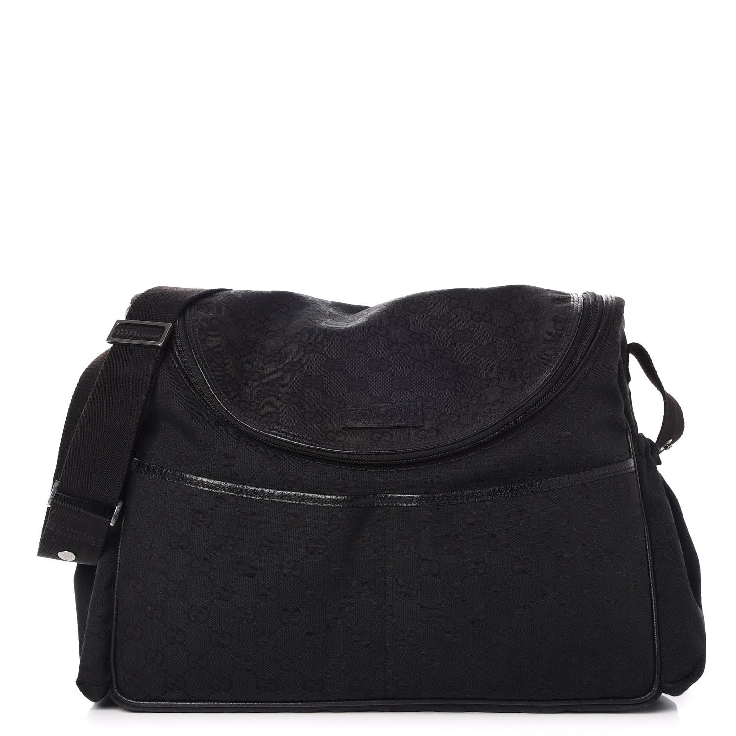 Gucci Monogram Large Diaper Bag Black 1 of 11