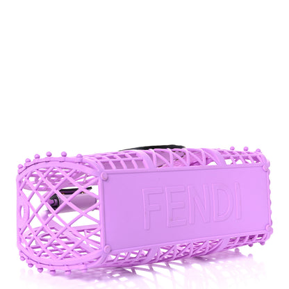 Fendi Recycled Plastic Vitello Liberty Matte Small Fendi Basket Violetta 4 of 13