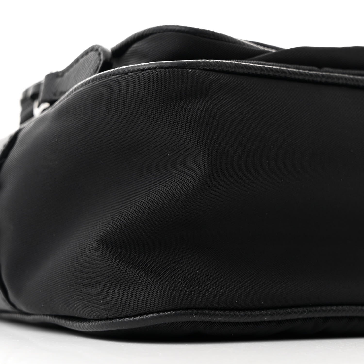 Prada Tessuto Nylon Saffiano Re-Edition 2005 Camera Shoulder Bag Black 10 of 11