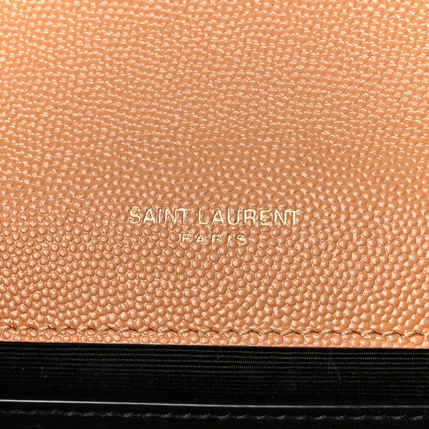 Saint Laurent Grain De Poudre Medium Monogram Kate Satchel Dark Hummus 6 of 11