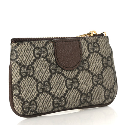Gucci GG Supreme Monogram Web Ophidia Key Case Beige New Acero 3 of 7
