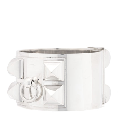 Hermes Sterling Silver Collier De Chien Bracelet XL 1 of 4