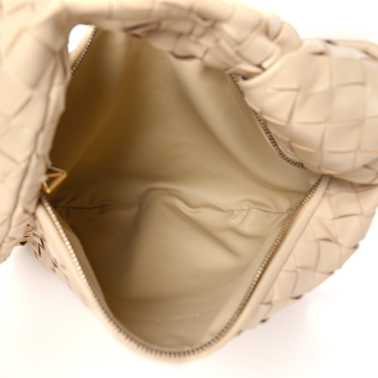 Nappa Intrecciato Teen Jodie Hobo Porridge