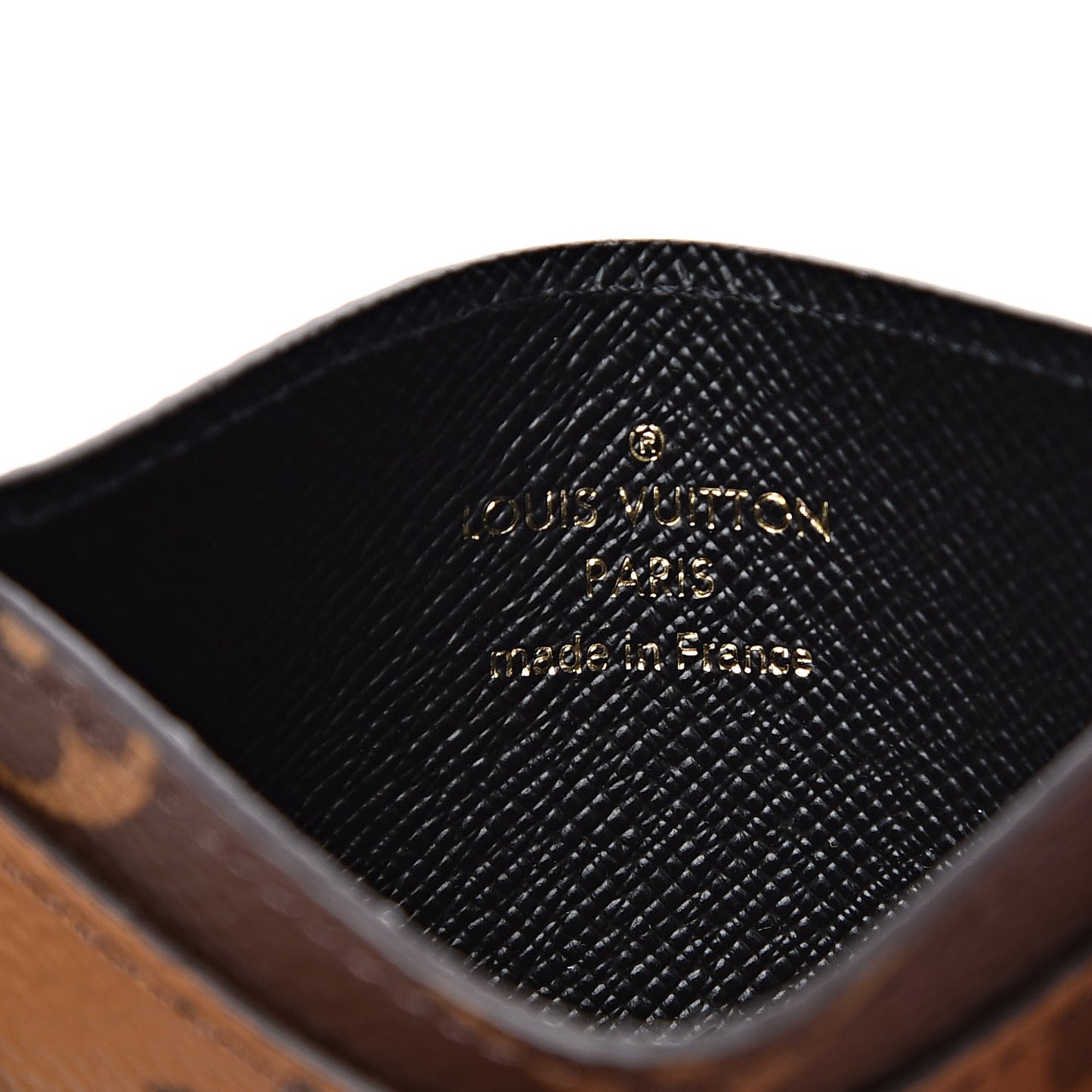 Reverse Monogram Card Holder