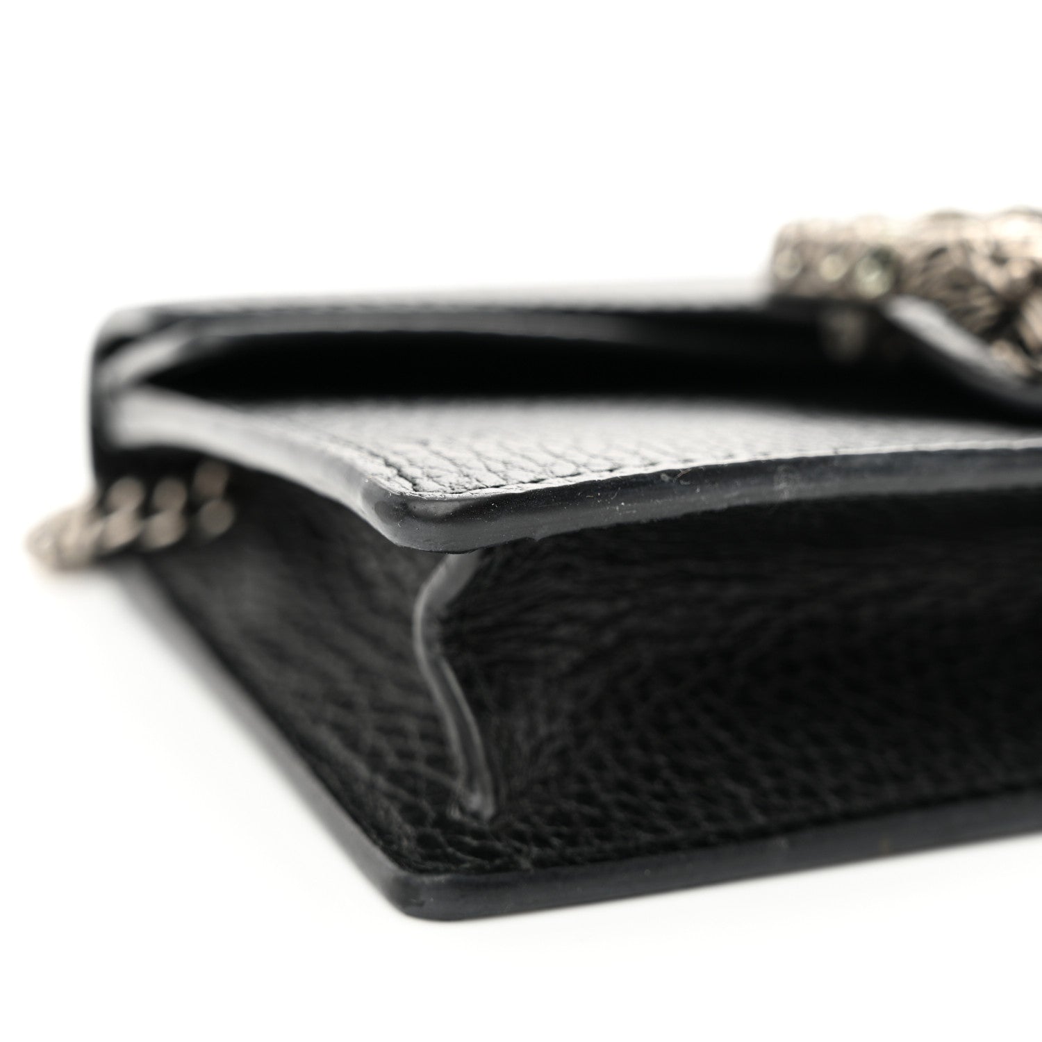 Gucci Calfskin Super Mini Dionysus Shoulder Bag Black 12 of 12