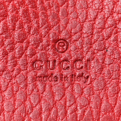 Gucci Calfskin Butterfly Garden Card Case Red 7 of 7