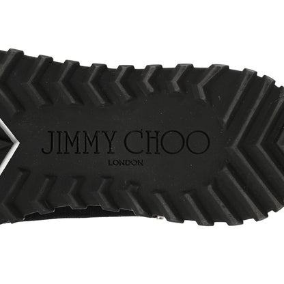 Jimmy Choo Knit Studded Sneaker 38 Black 7 of 8