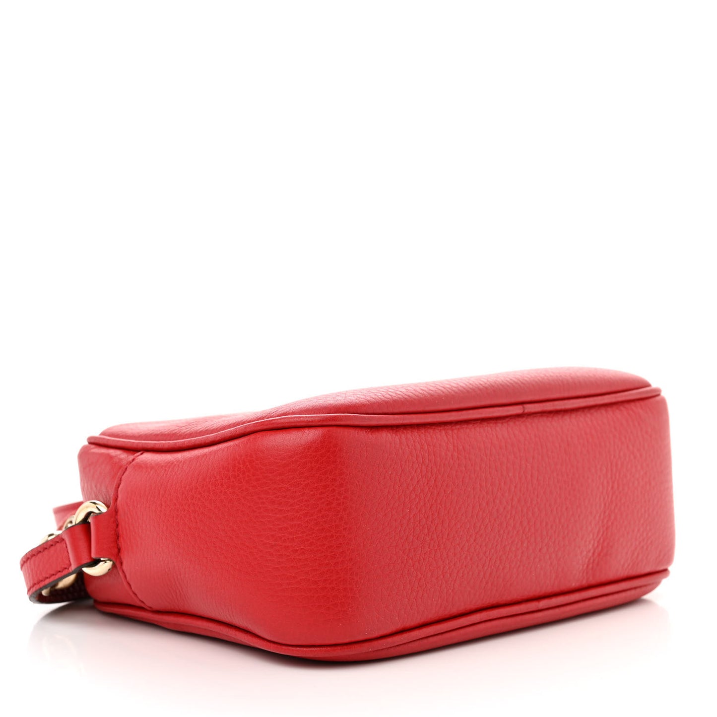 Pebbled Calfskin Small Soho Disco Bag Tabasco Red