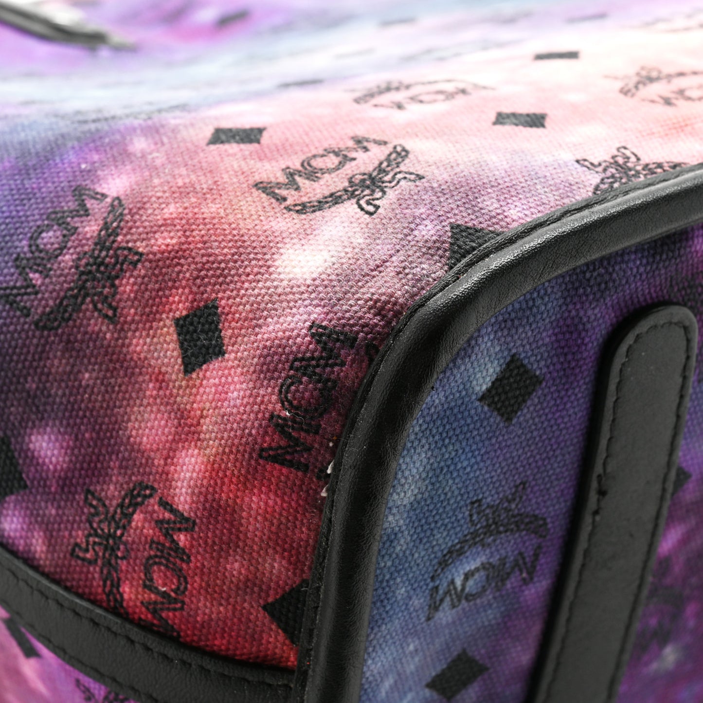 Metallic Galaxy Visetos Medium Project Reversible Shopper Tote Black Multicolor
