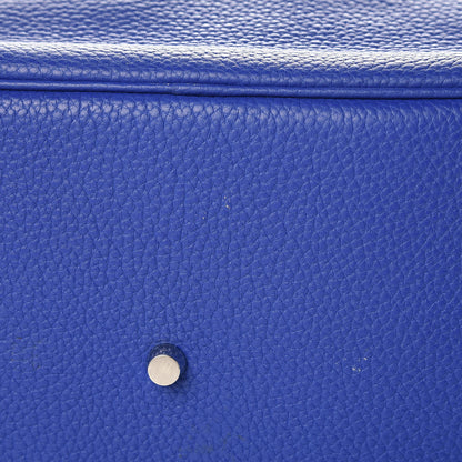 Hermes Taurillon Clemence Lindy 34 Bleu Electrique 12 of 14