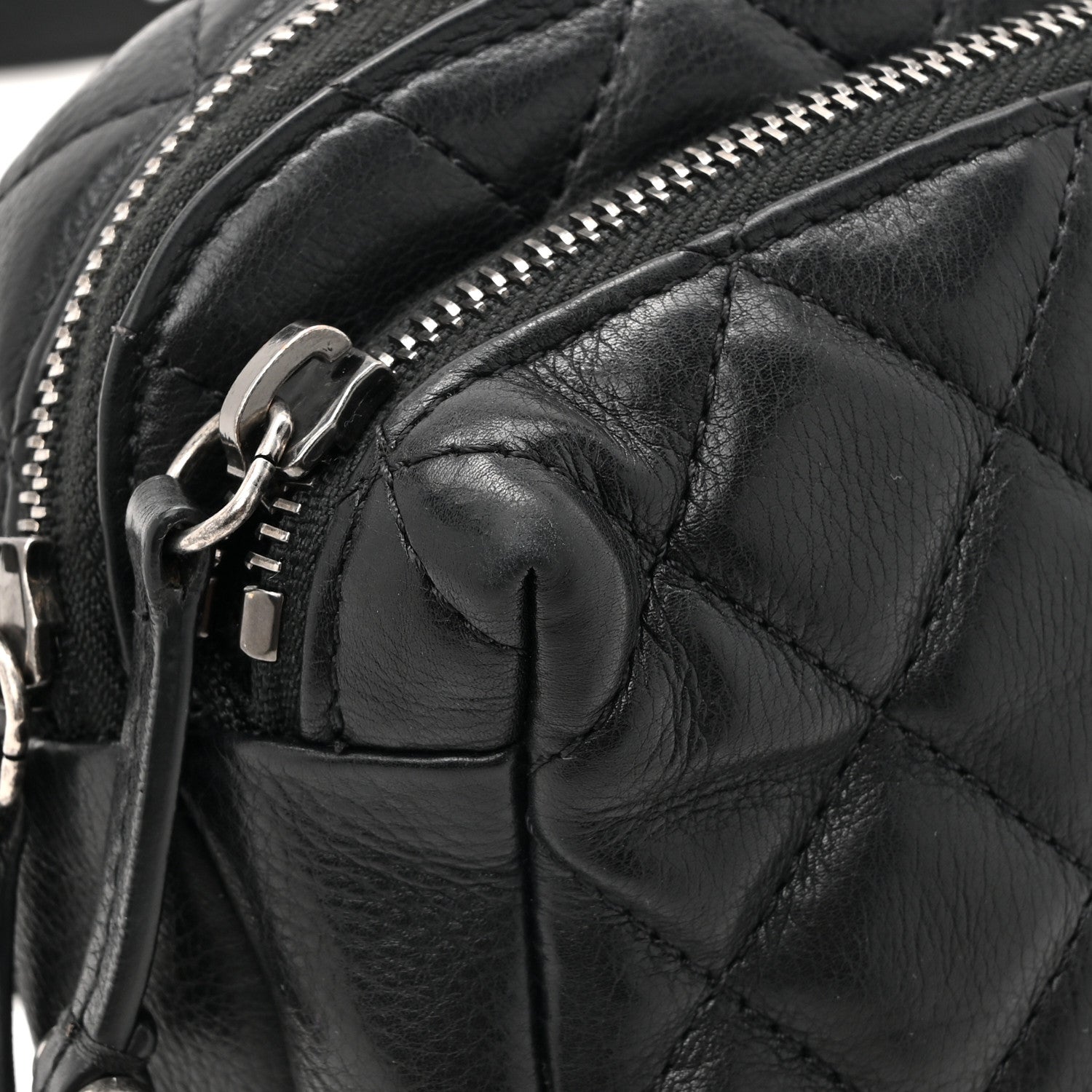 Chanel Calfskin Quilted Waist Bag Black 12 of 14