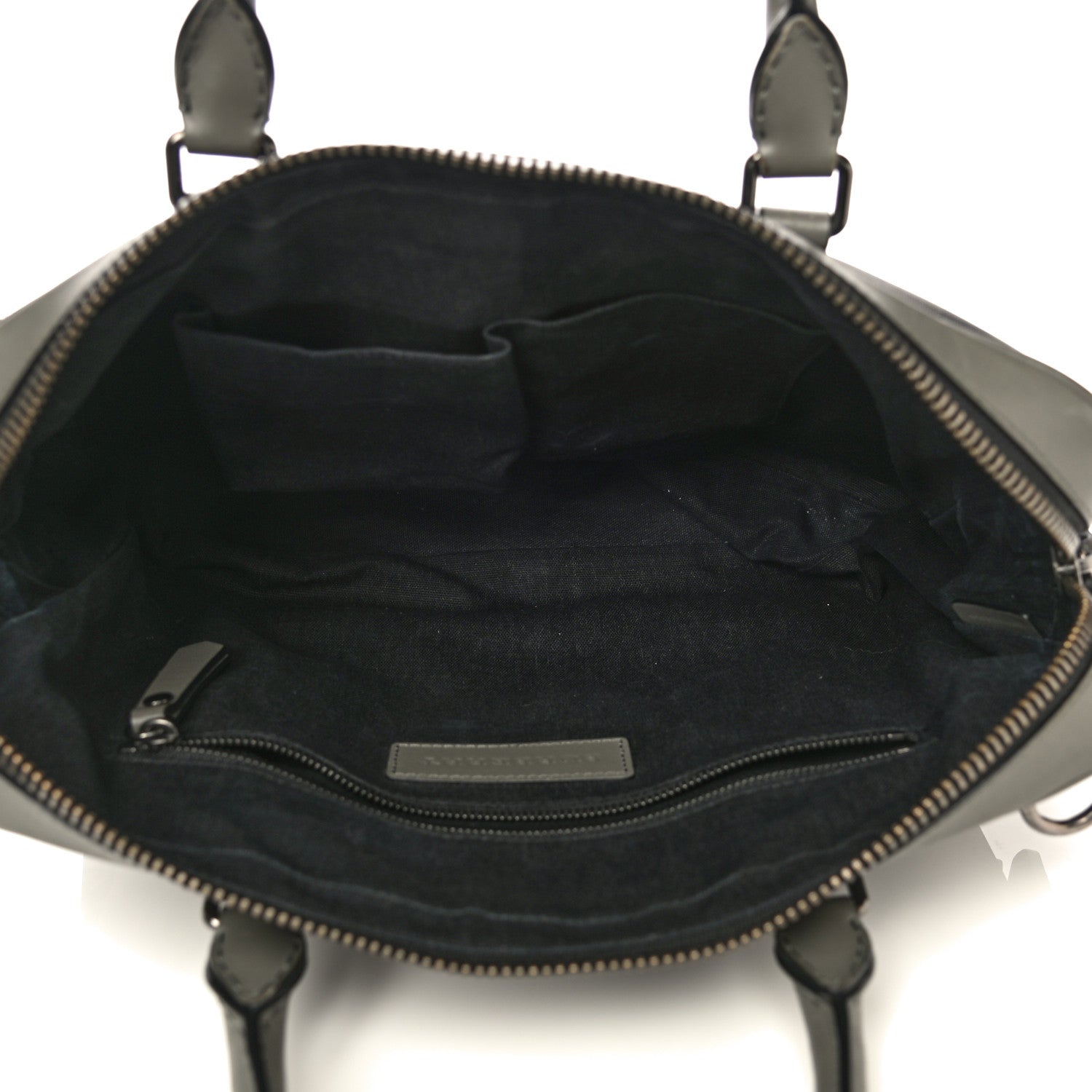Burberry London Smoked Check Large Briefcase Grey 5 of 39
