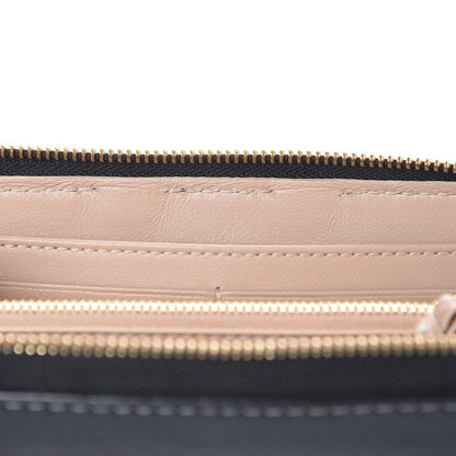 Chloe Grained Calfskin Marcie Long Zip Around Wallet Black 10 of 10