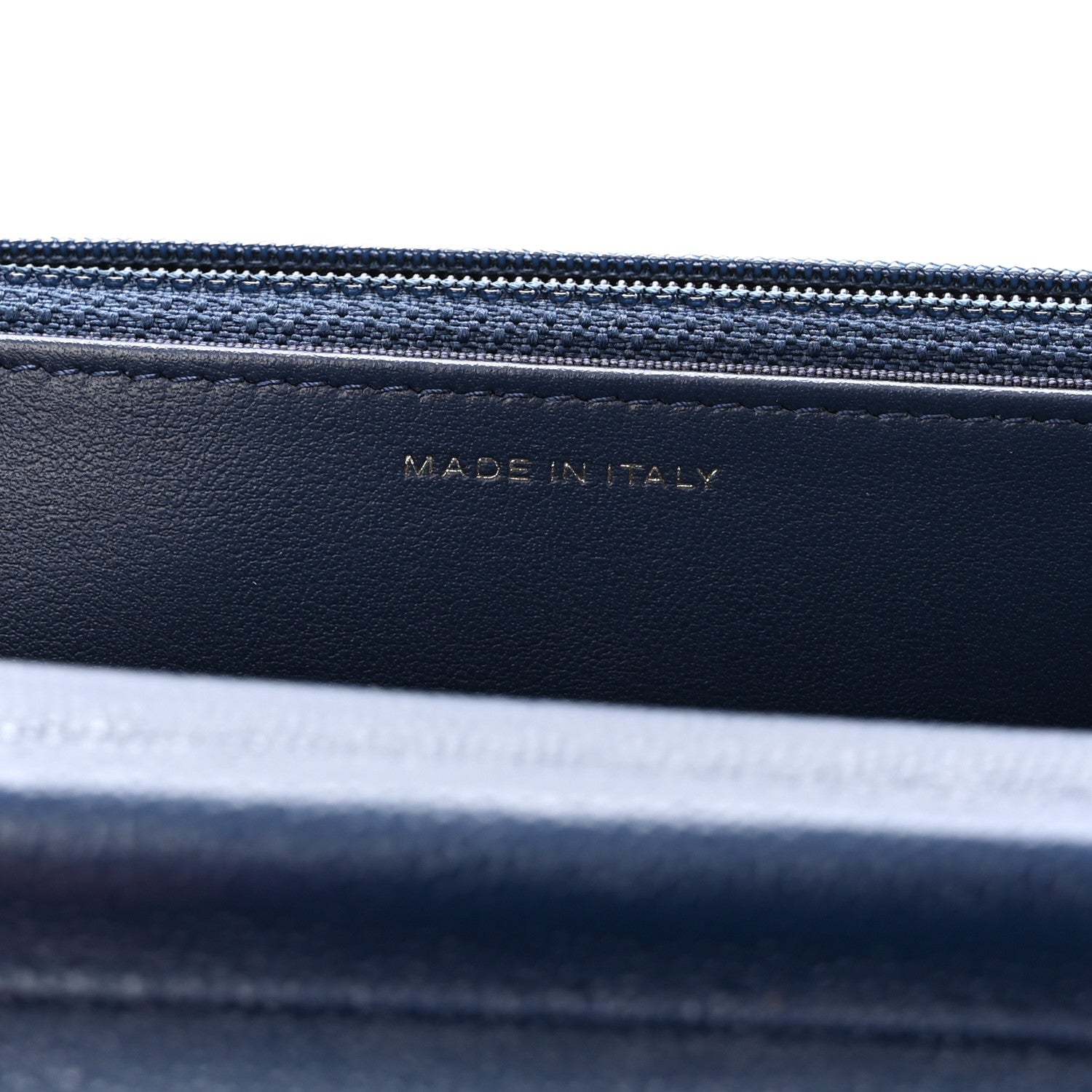 Chanel Caviar Quilted Wallet On Chain WOC Navy Blue 7 of 12