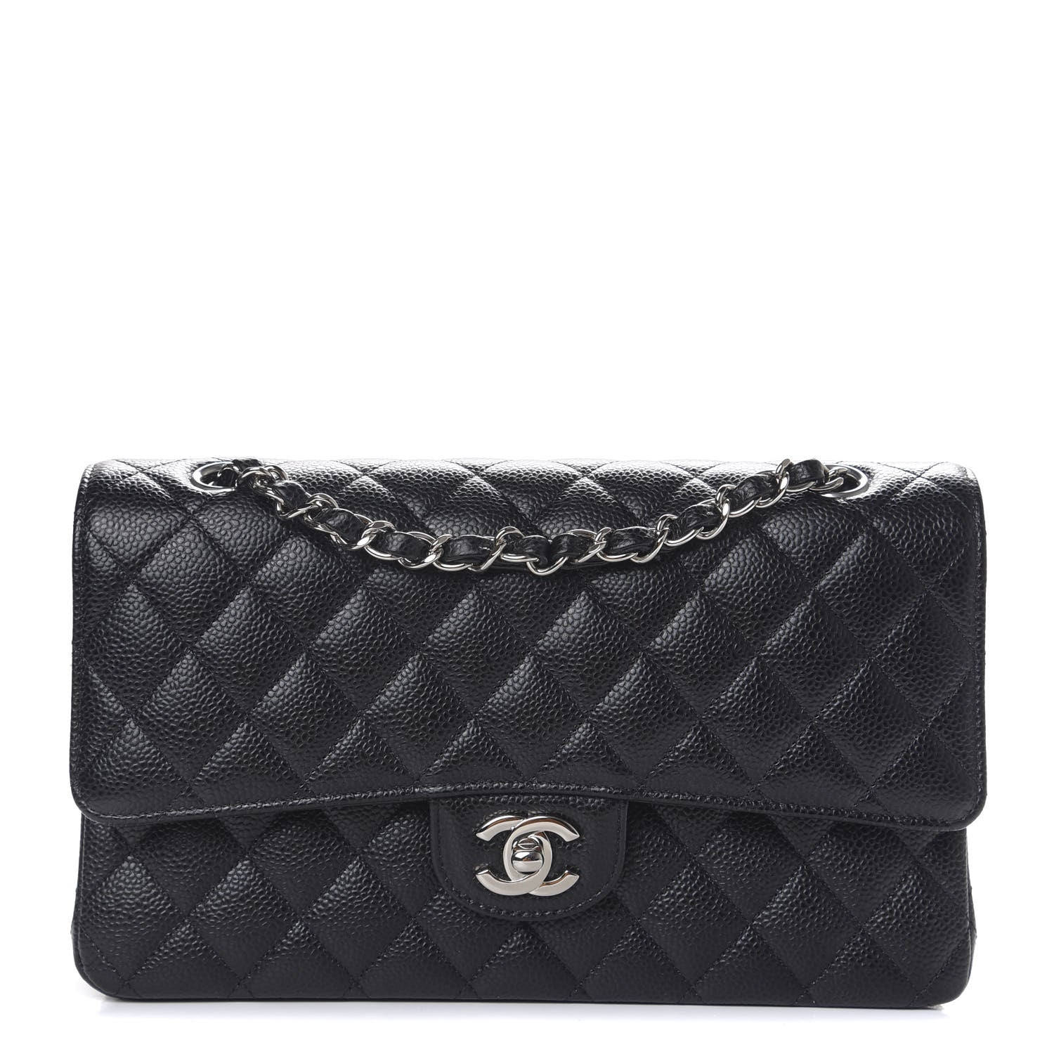 Chanel Caviar Quilted Medium Double Flap Black 1 of 11