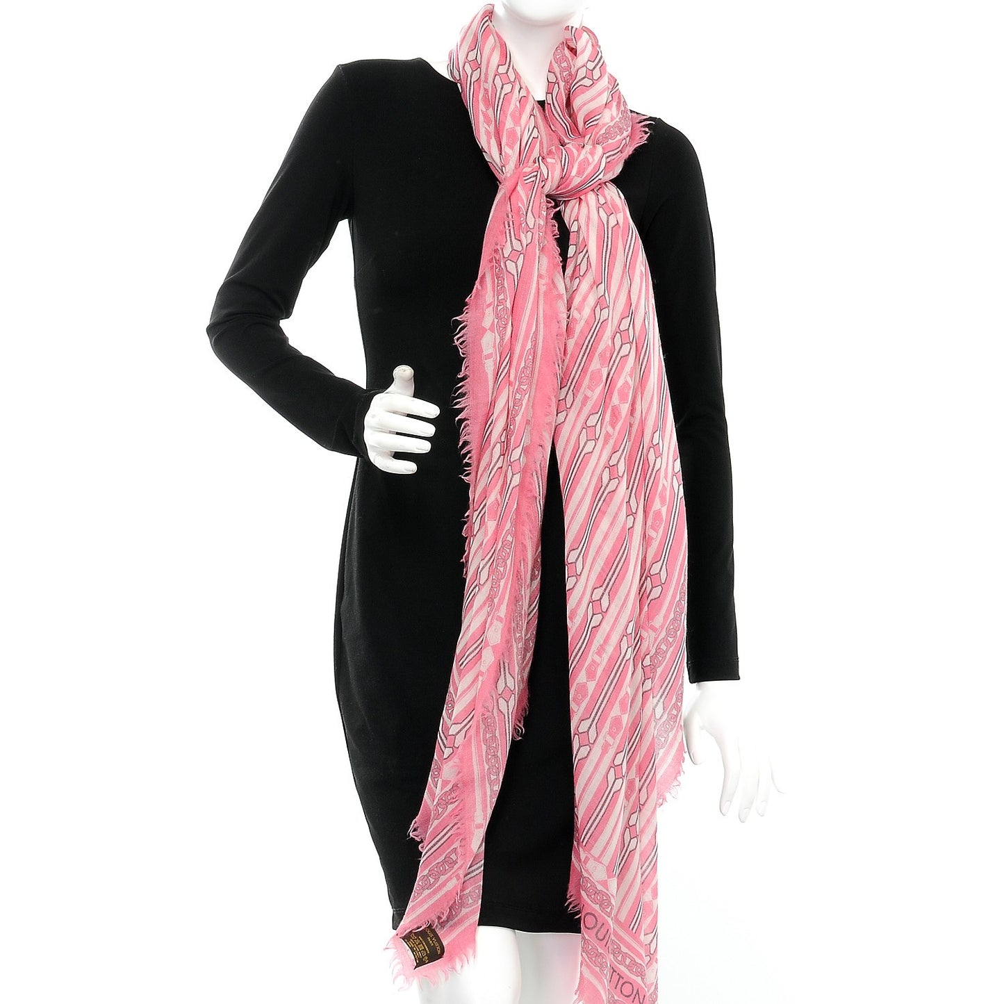 Cashmere Handling Stole Rose