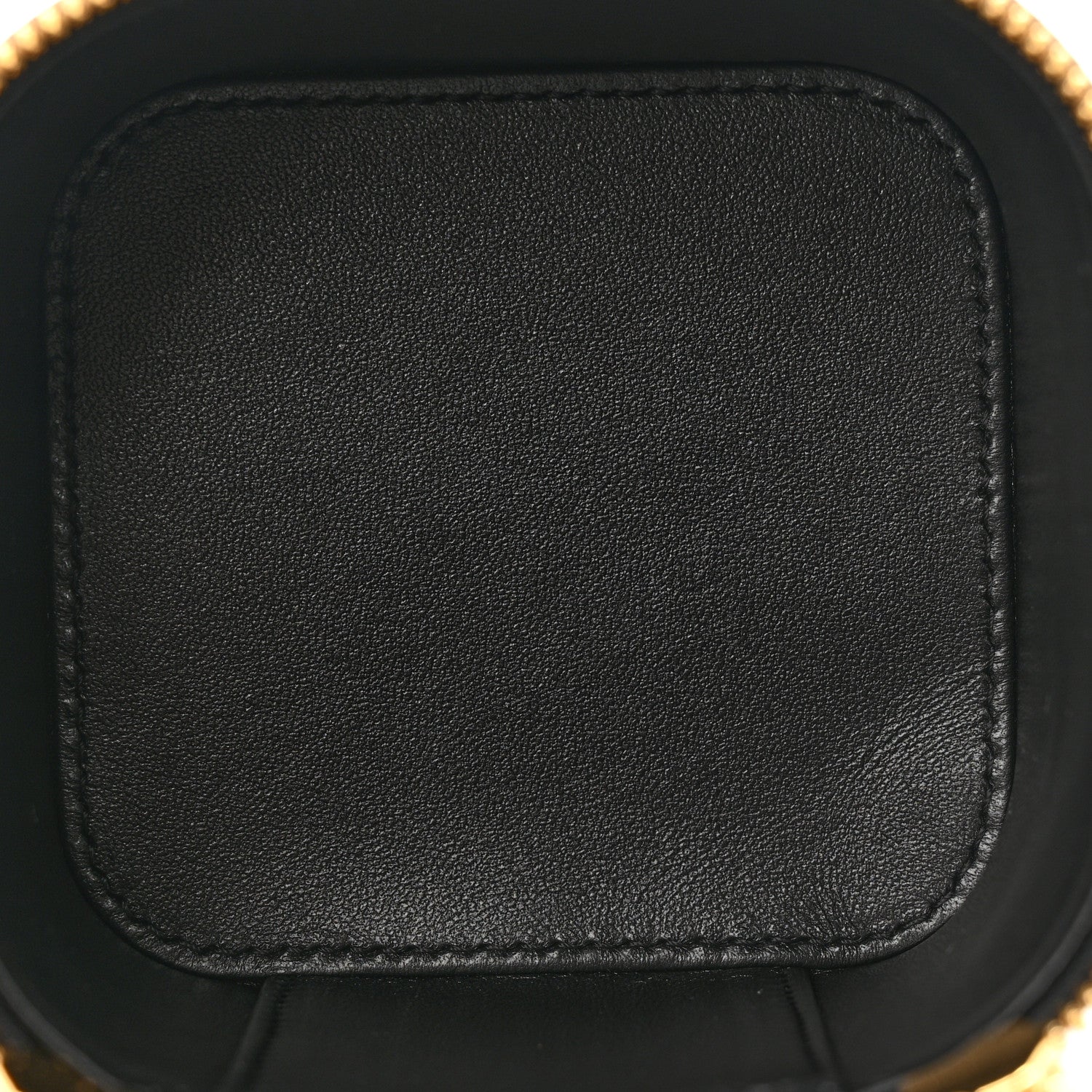 Celine Patent Calfskin Triomphe Mini Vanity Case Black 4 of 13