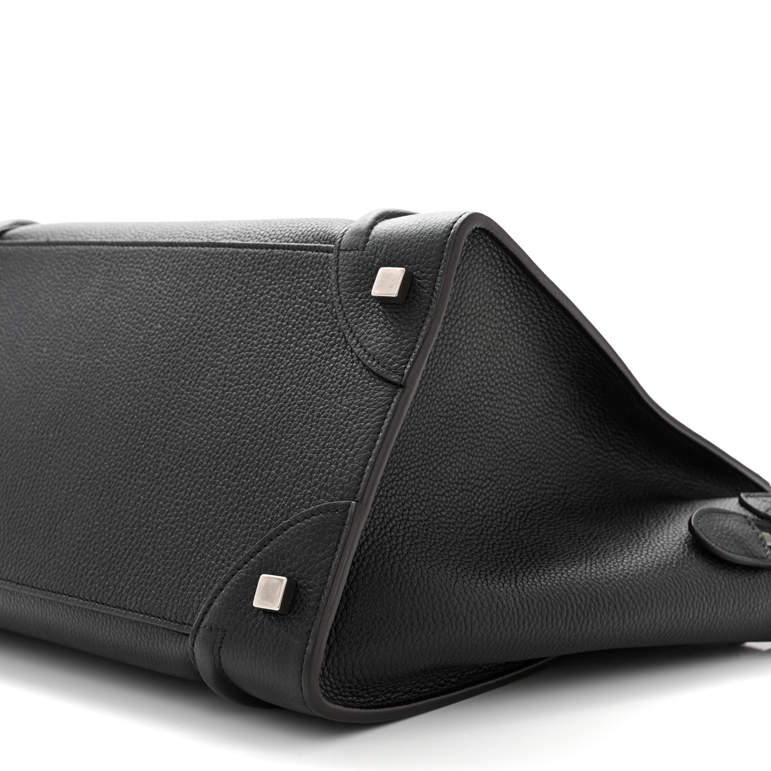 Celine Drummed Calfskin Mini Luggage Black 11 of 11