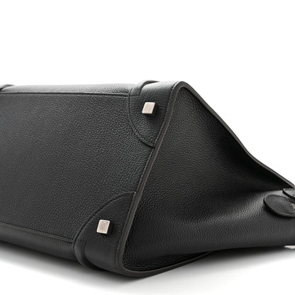 Celine Drummed Calfskin Mini Luggage Black 11 of 11