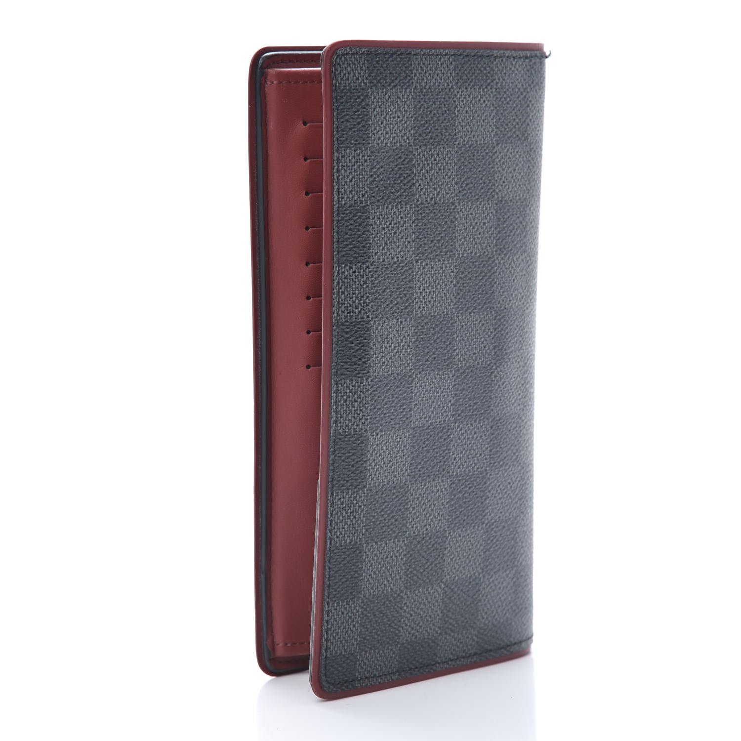 Louis Vuitton Damier Graphite Brazza Wallet Bordeaux 3 of 11
