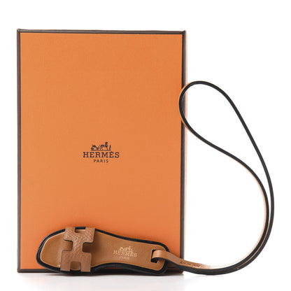 Hermes Epsom Butler Calfskin Hunter Oran Nano Bag Charm Gold 4 of 4