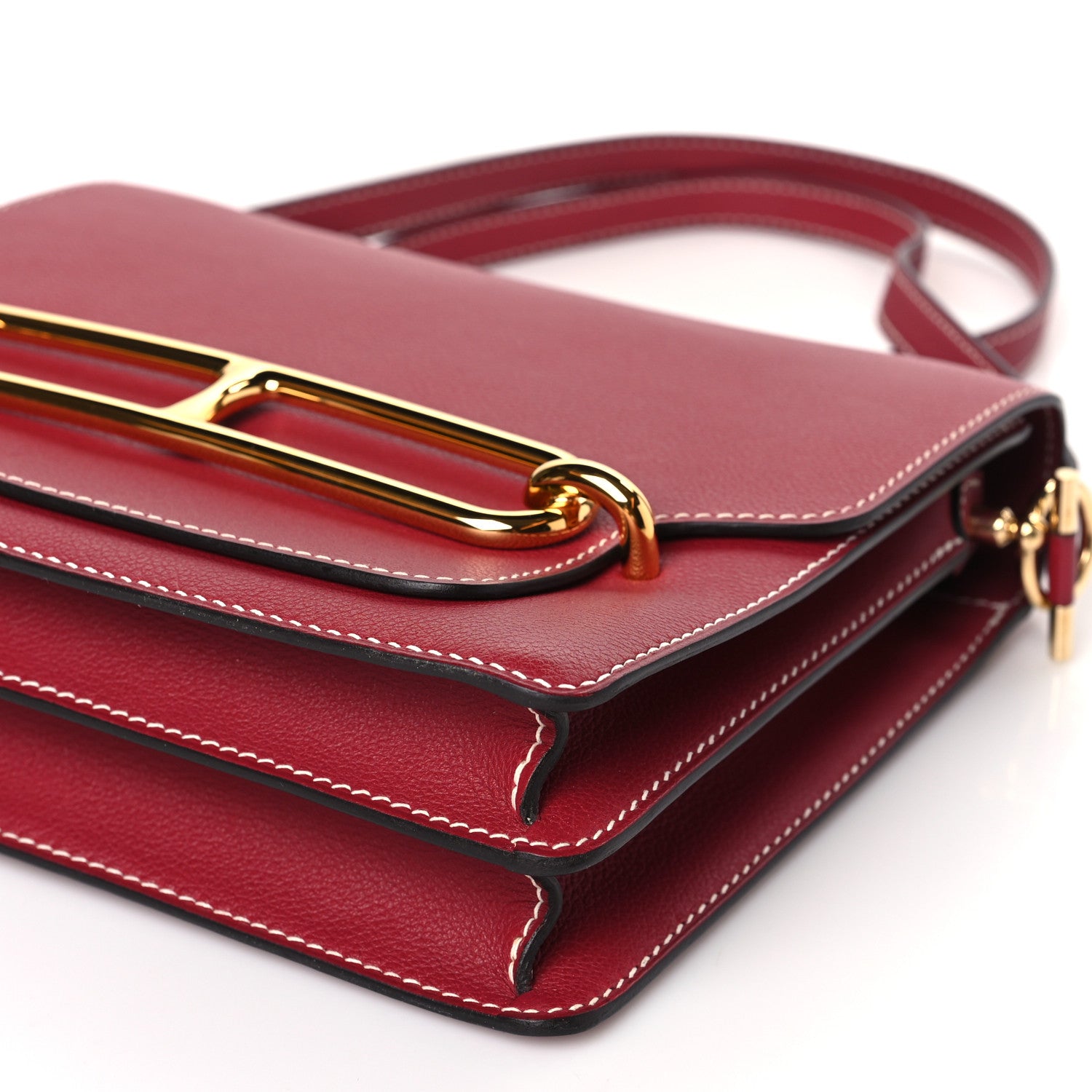 Hermes Evercolor Sac Roulis 23 Rouge Grenat 9 of 9