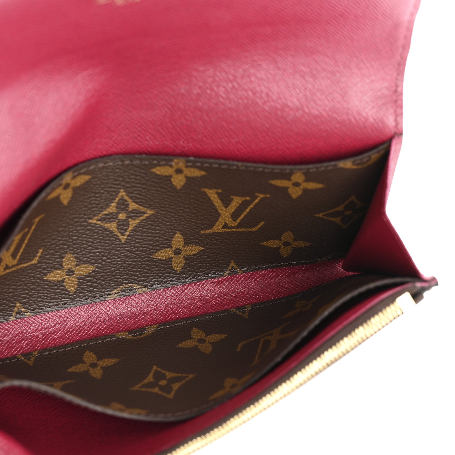 Louis Vuitton Monogram Emilie Wallet Fuchsia 10 of 18