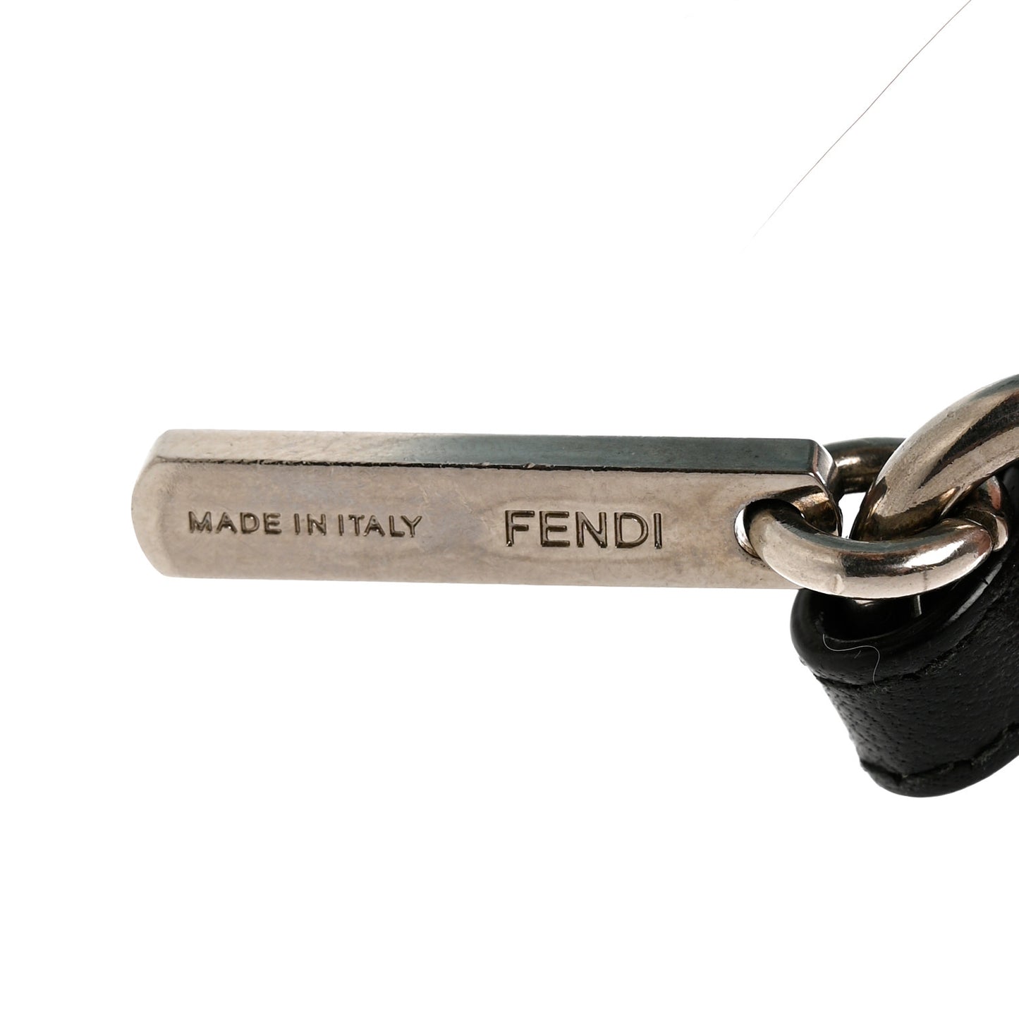 Mink Fox Fur QuTweet Softweet Bag Bug Charm Azzurro