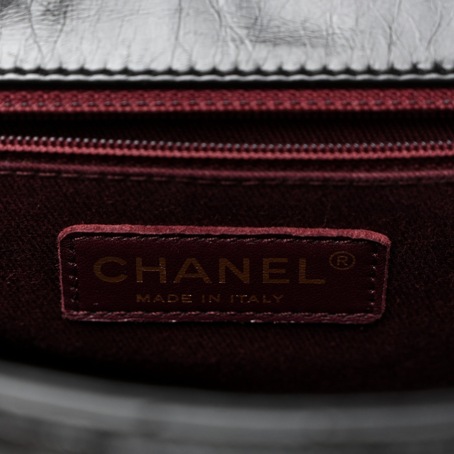 Chanel Glazed Calfskin Castle Rock Medium Flap Black 6 of 12