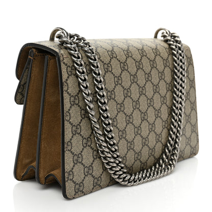 Gucci GG Supreme Monogram Small Dionysus Shoulder Bag Taupe 3 of 10