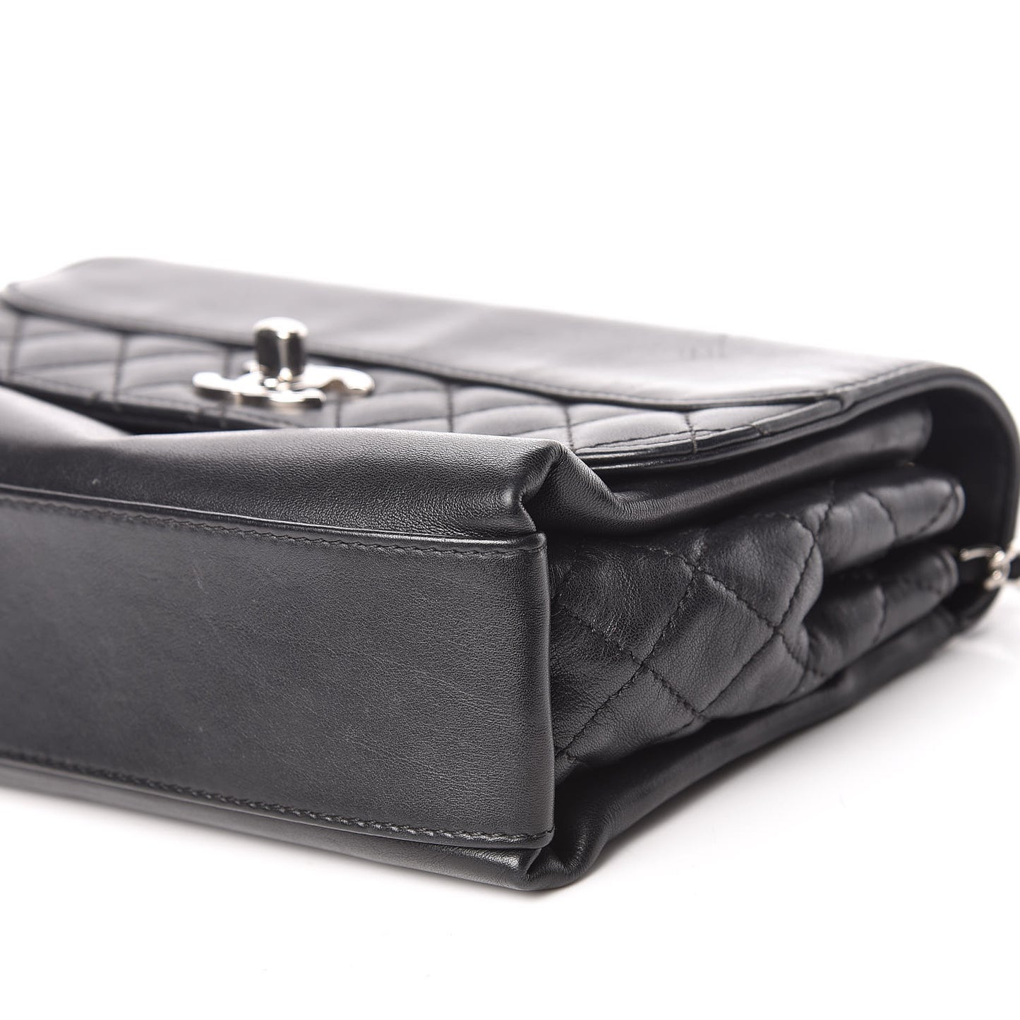 Calfskin Mini Tramezzo Flap Black