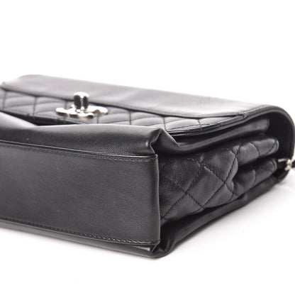 Chanel Calfskin Mini Tramezzo Flap Black 6 of 19
