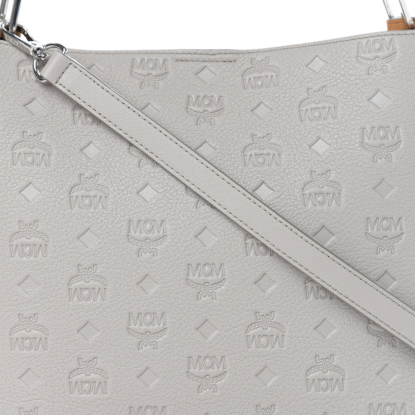 Calfskin Ottomar Monogram Sarah Convertible Hobo Dove