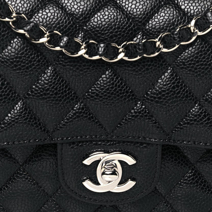 Chanel Caviar Quilted Medium Double Flap Black 8 of 14